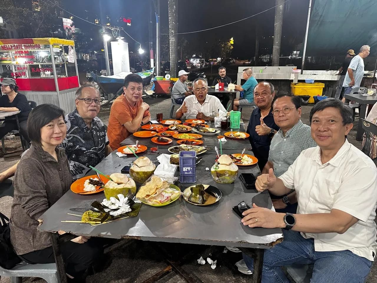 An evening meal together
